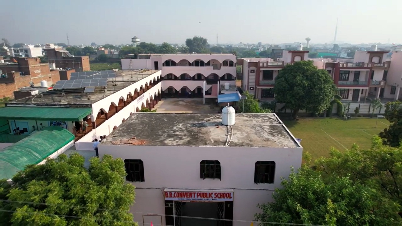 Front entrance of BR Convent Public School